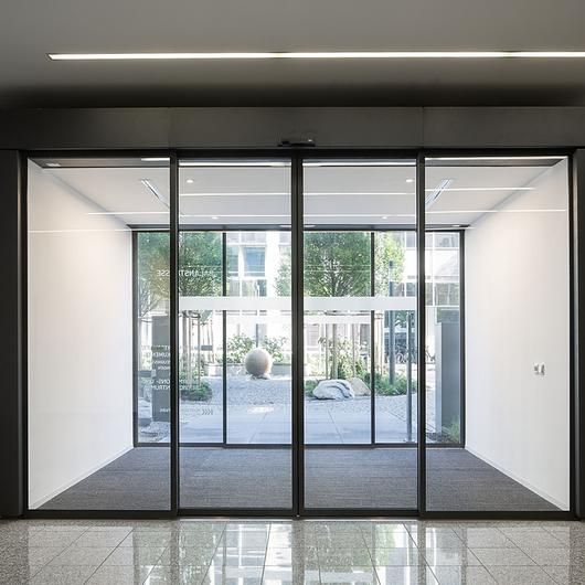 Modern look of a sliding door 